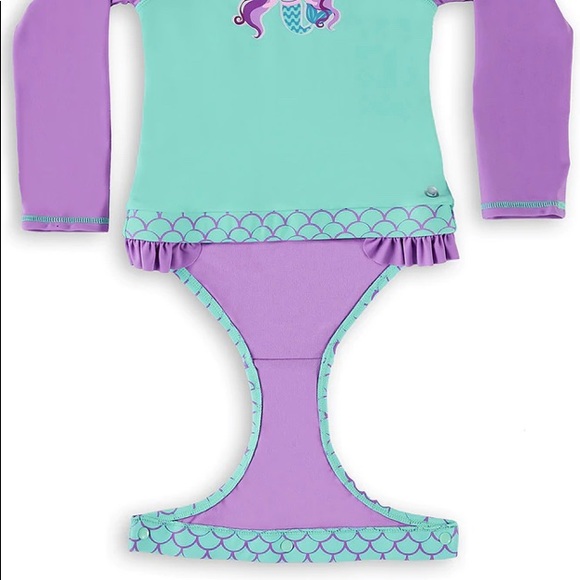 Mer Girl Baby and Toddler Magnetic One-Piece - Picture 5 of 7